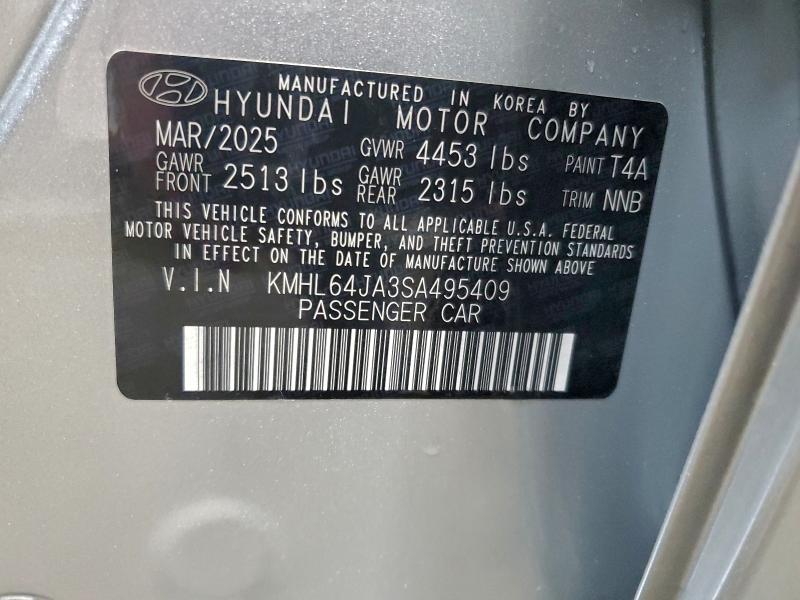 2025 HYUNDAI SONATA SEL #3303627931