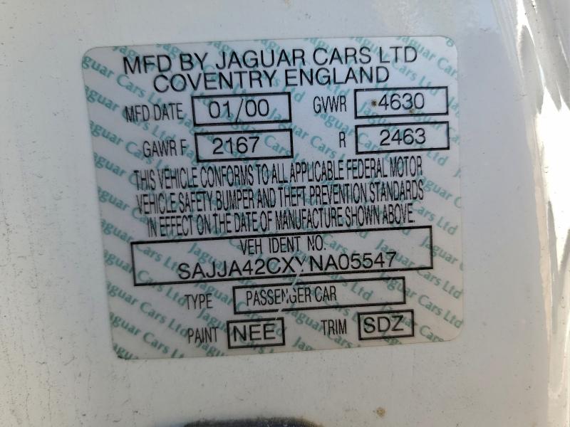 2000 JAGUAR XK8 #3308601505