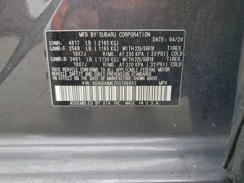 2024 SUBARU CROSSTREK #3309486662