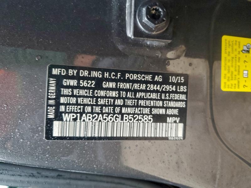 2016 PORSCHE MACAN S #3309336979