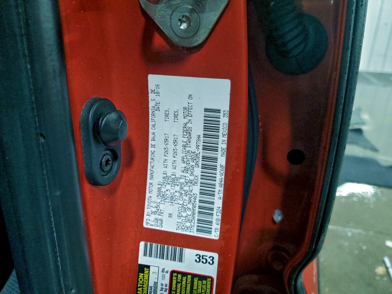 TOYOTA TACOMA DOUBLE CAB