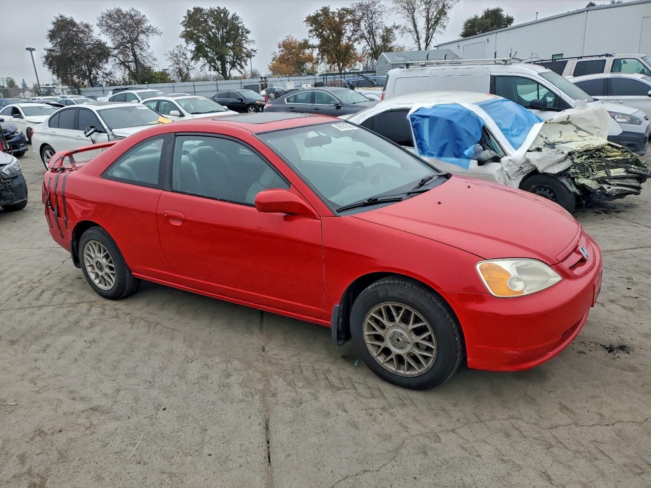 Lot #3316039226 2001 HONDA CIVIC EX