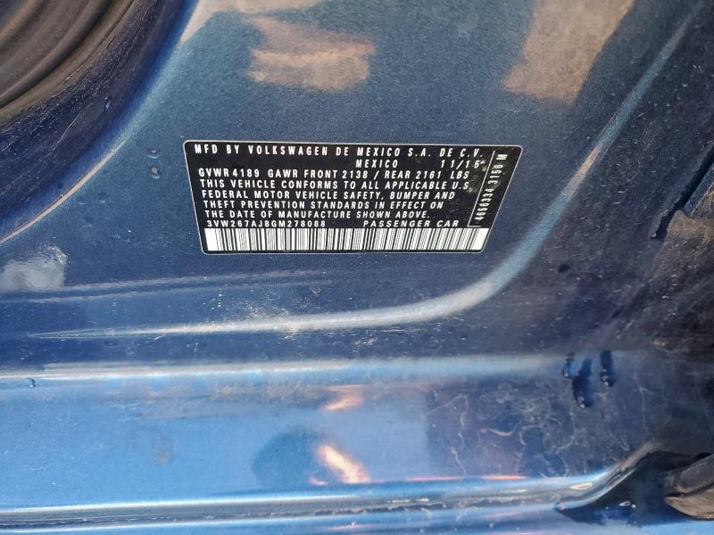 2016 VOLKSWAGEN JETTA S #3310703750