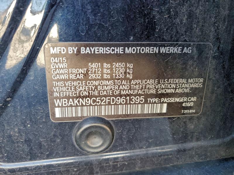 2015 BMW 550 I #3305753764