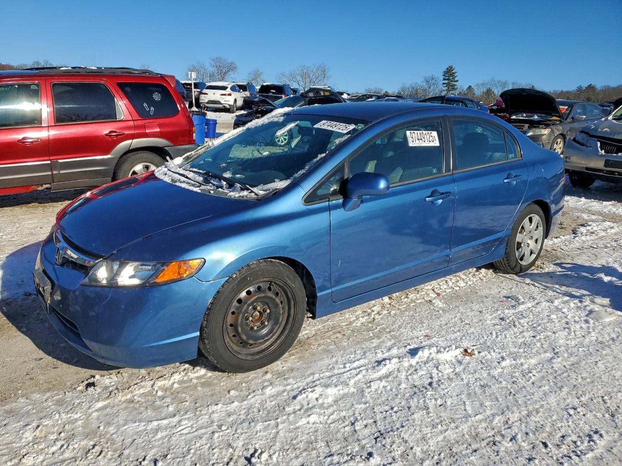 Lot #3316803423 2007 HONDA CIVIC LX