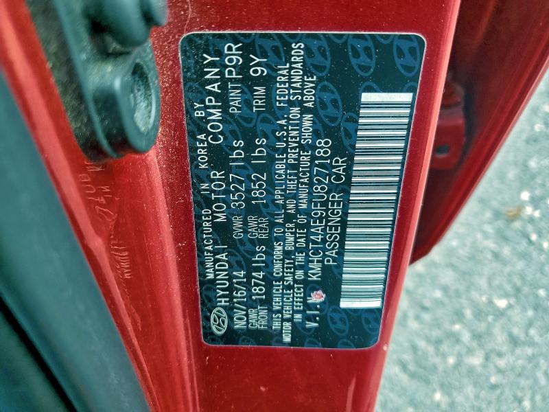 2015 HYUNDAI ACCENT GLS #3304670966