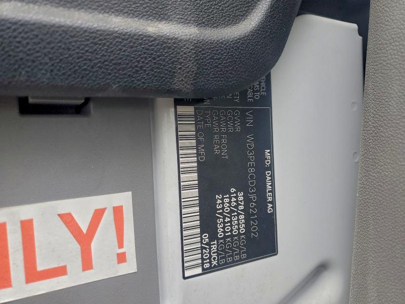 2018 MERCEDES-BENZ SPRINTER 2 #3310388020