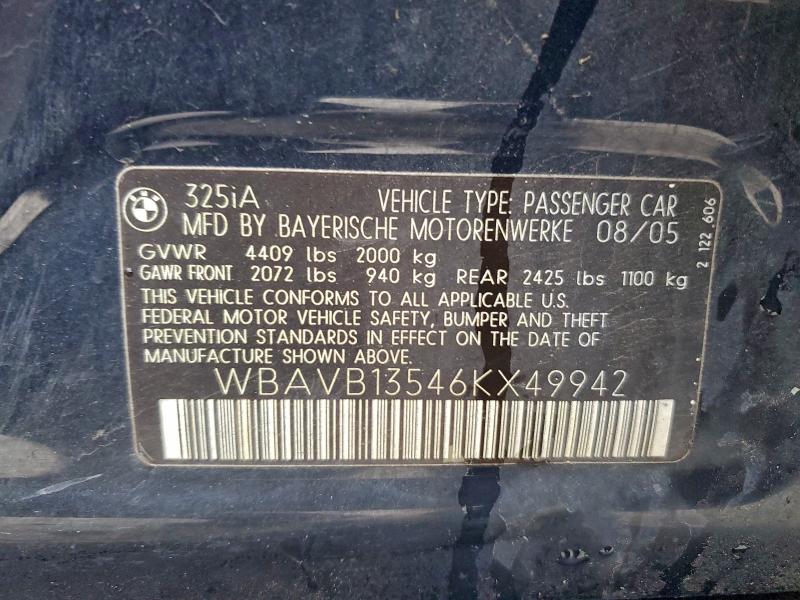 2006 BMW 325 I #3309578575