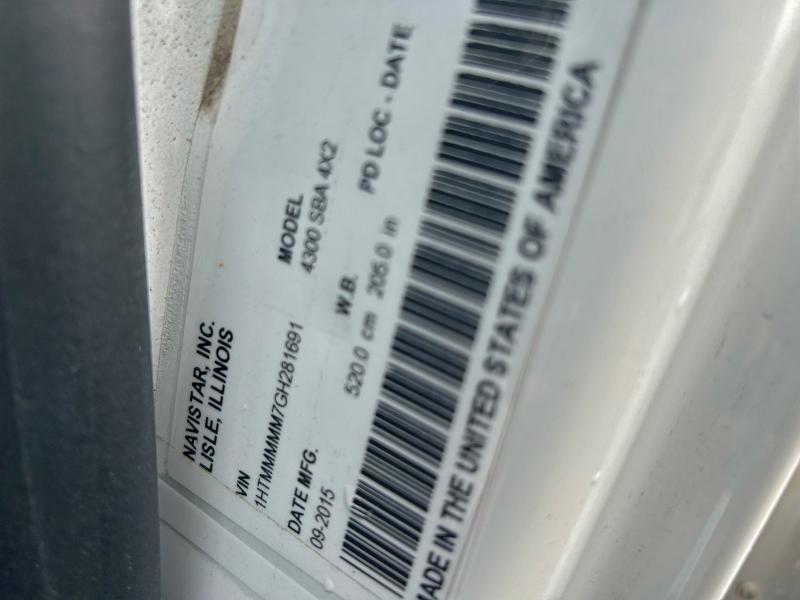 2016 INTERNATIONAL 4000 4300 #3303596932