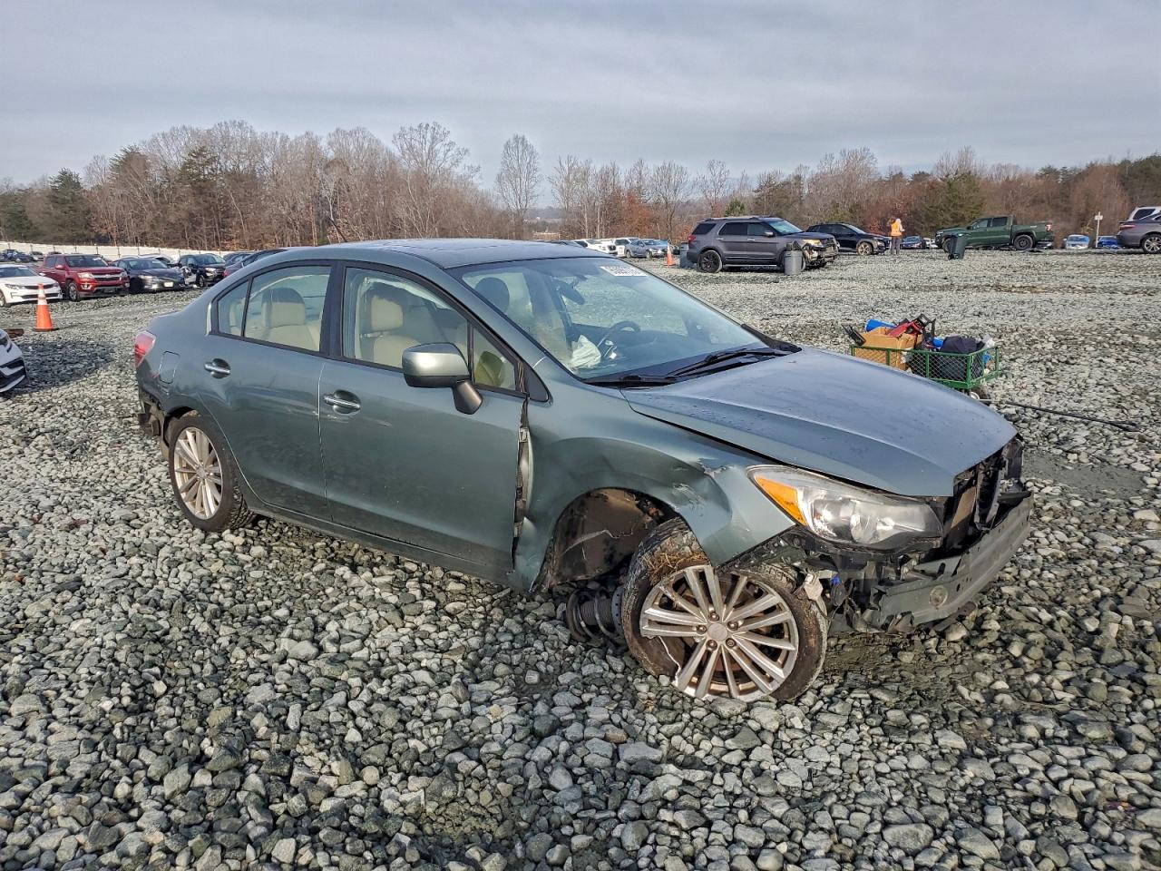 Lot #3304604442 2014 SUBARU IMPREZA LI
