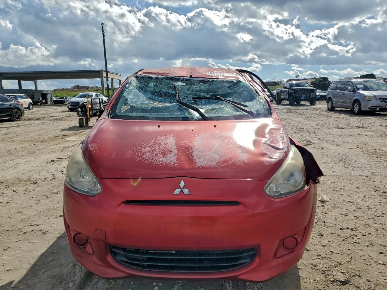 Lot #3315925123 2014 MITSUBISHI MIRAGE DE