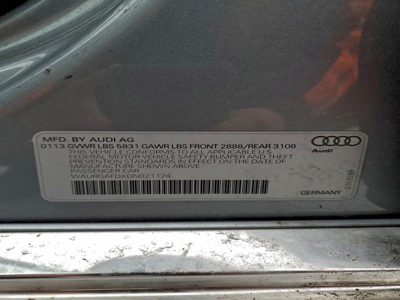 2013 AUDI A8 L QUATT #3315736345