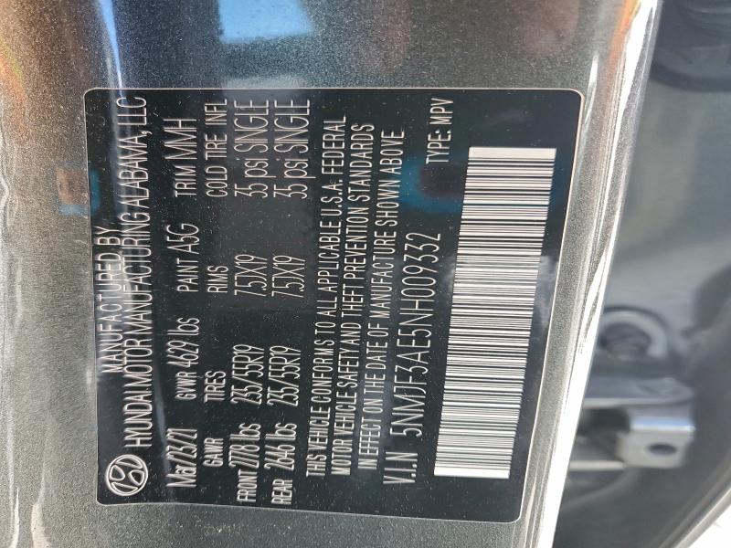 2022 HYUNDAI TUCSON SEL #3303730436