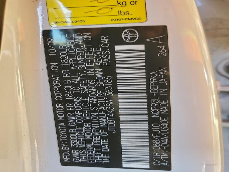 2010 TOYOTA YARIS #3304811652