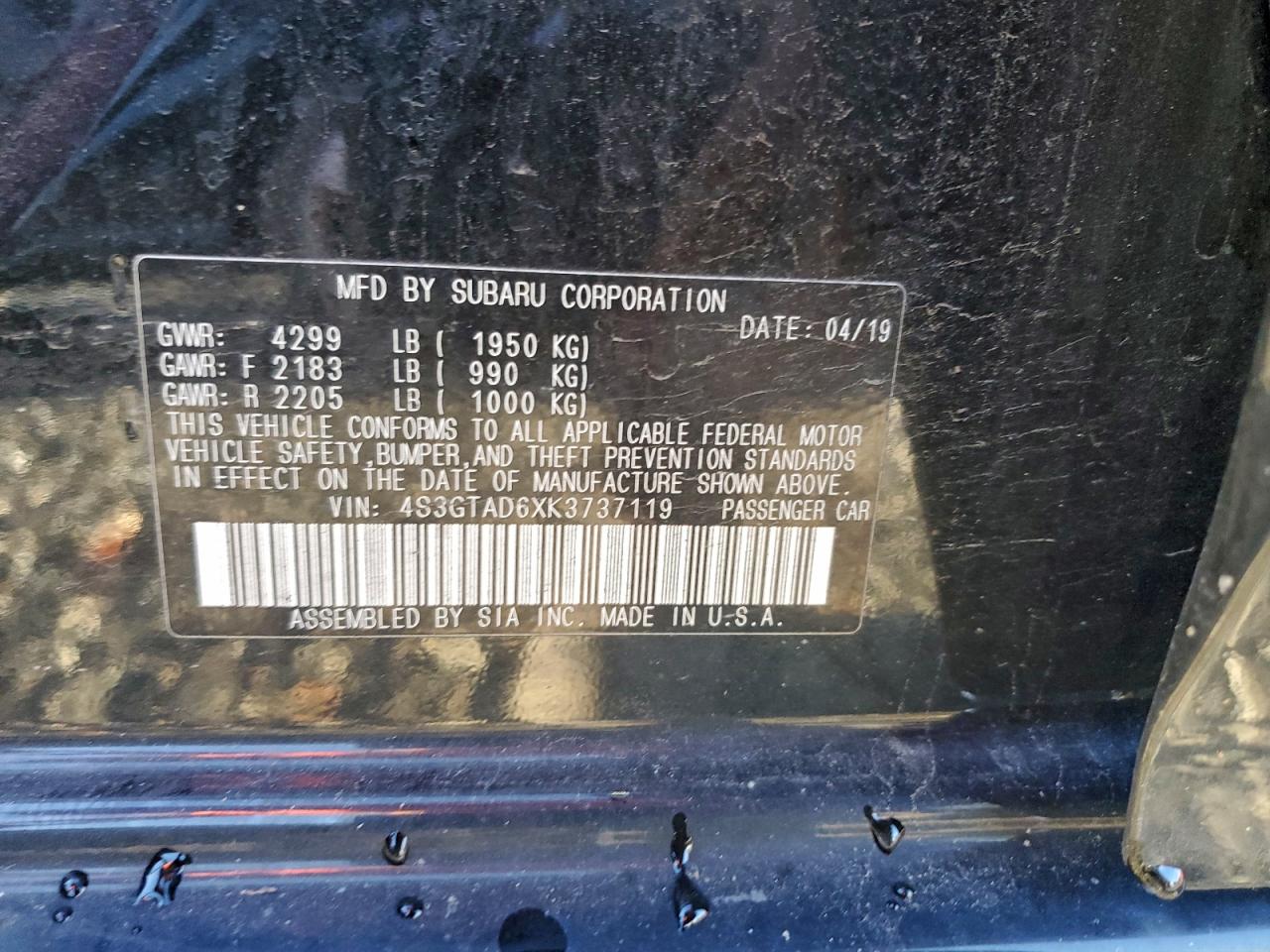 SUBARU IMPREZA PREMIUM