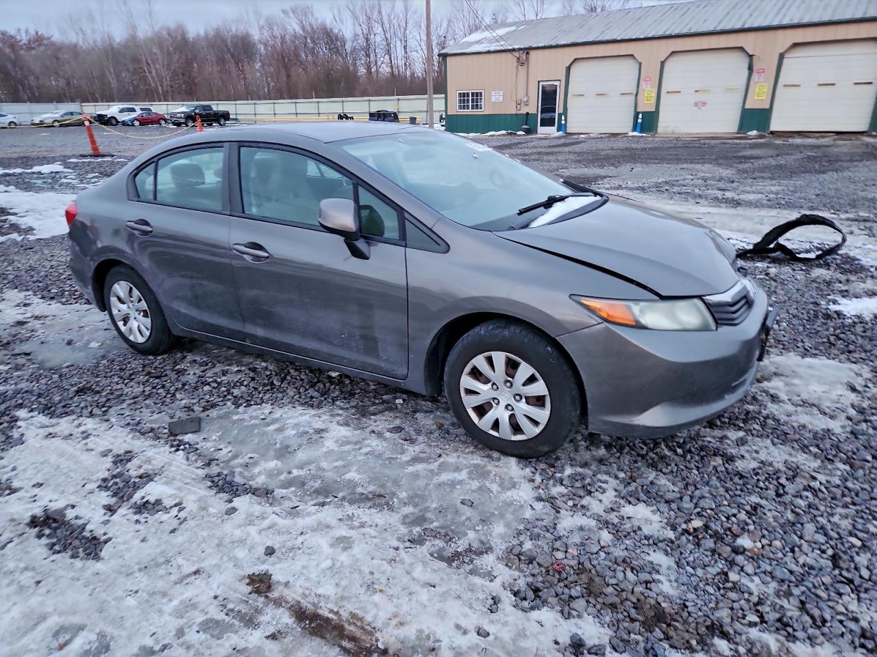 Lot #3309210618 2012 HONDA CIVIC LX