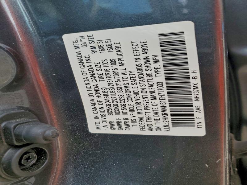 2014 HONDA CR-V LX #3310324994