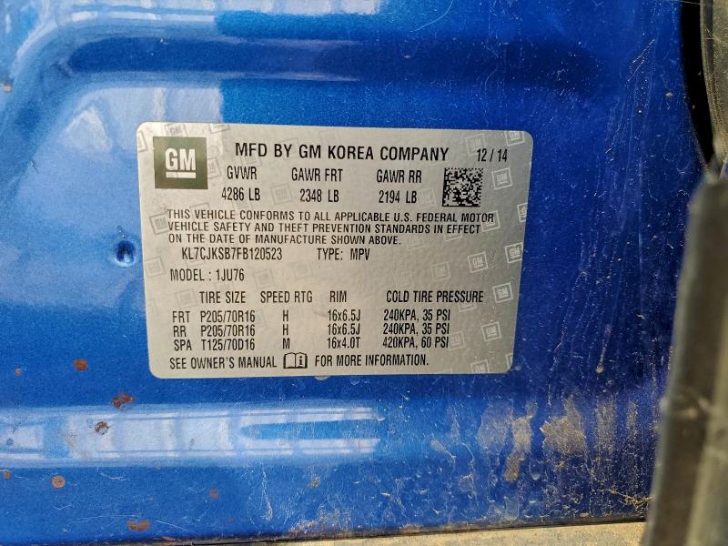 2015 CHEVROLET TRAX LS #3309650957