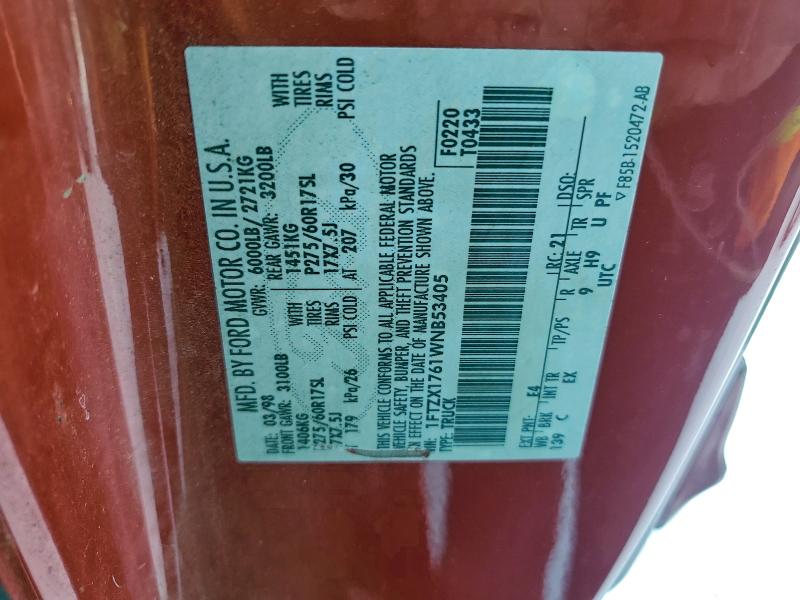 1998 FORD F150 #3304547488