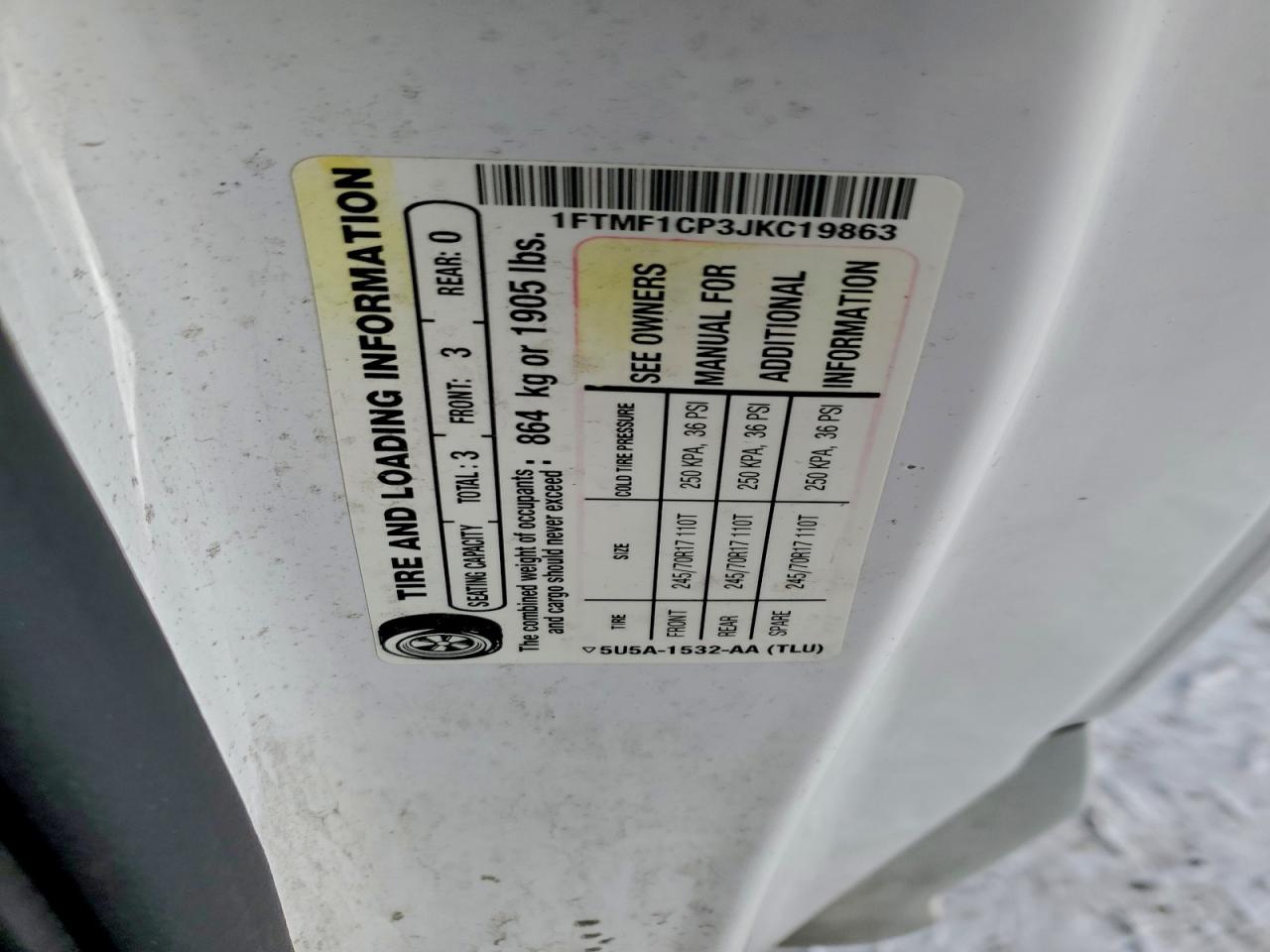 Lot #3310350971 2018 FORD F150