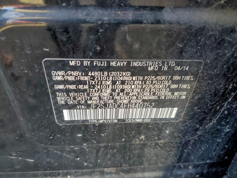 2015 SUBARU FORESTER 2 #3305302337