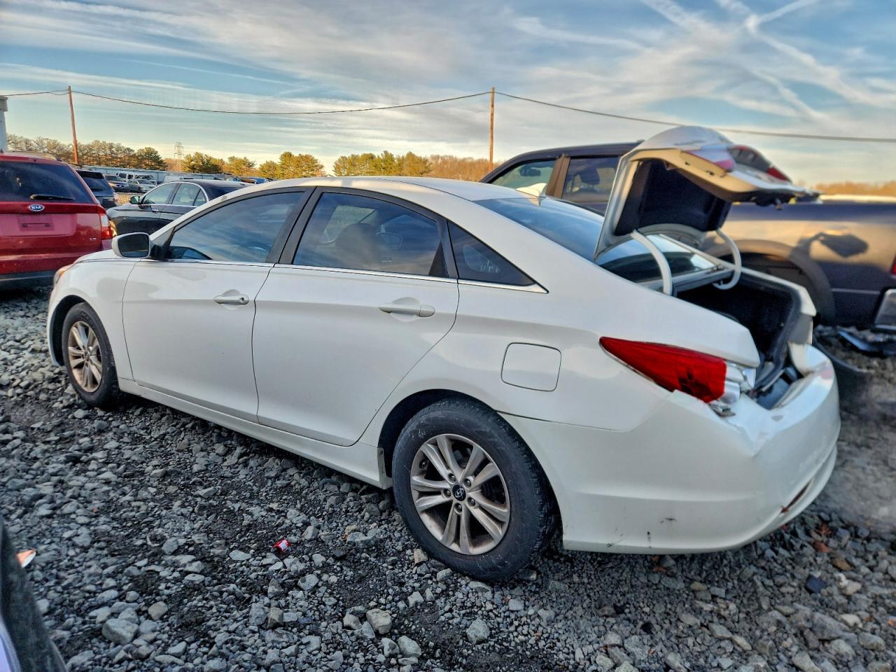 Lot #3305379324 2013 HYUNDAI SONATA GLS