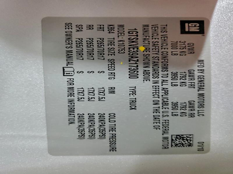 2010 GMC SIERRA K15 #3312517613