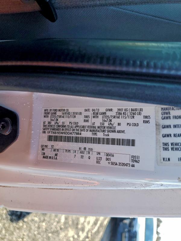 2013 FORD ECONOLINE #3304569448