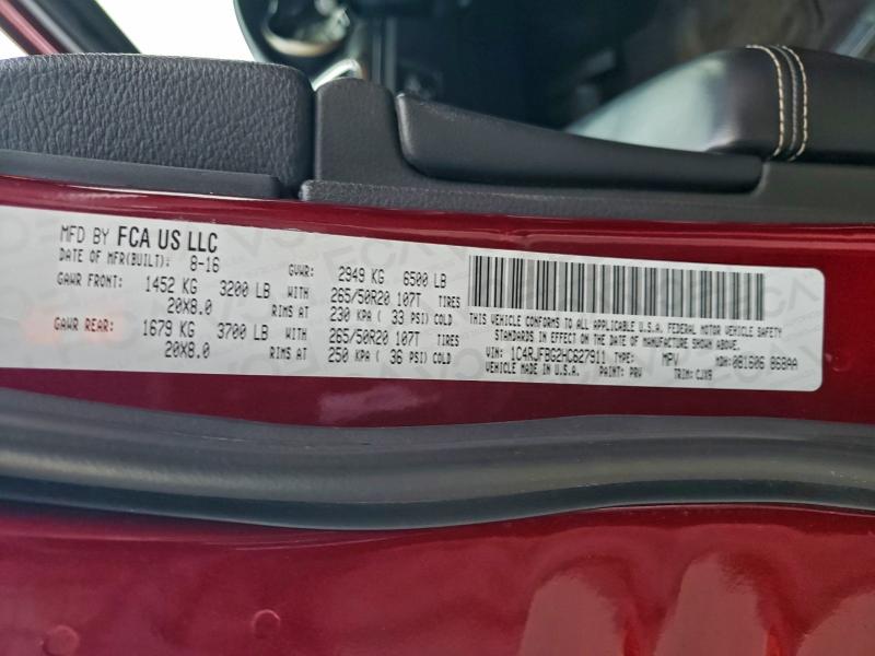 2017 JEEP GRAND CHER #3318875001