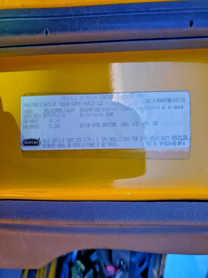 Lot #3311730229 2014 FREIGHTLINER CASCADIA 1