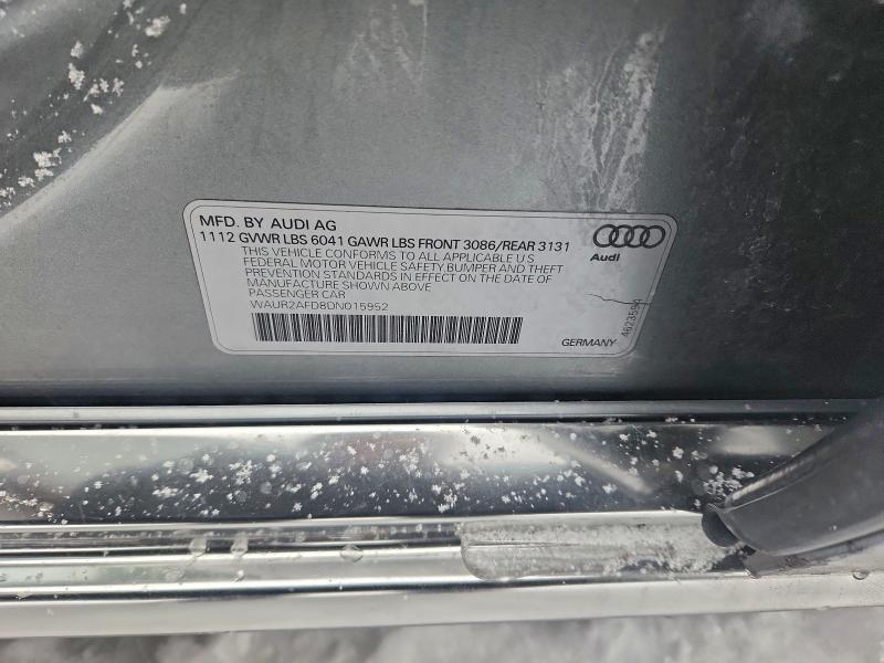 2013 AUDI A8 L QUATT #3315861159
