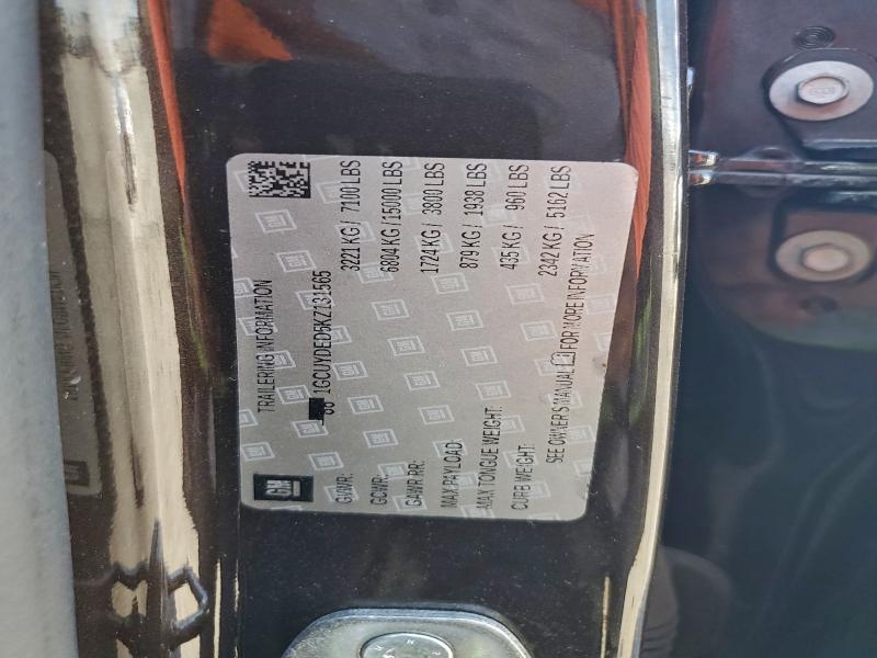 2019 CHEVROLET SILVERADO #3310408999