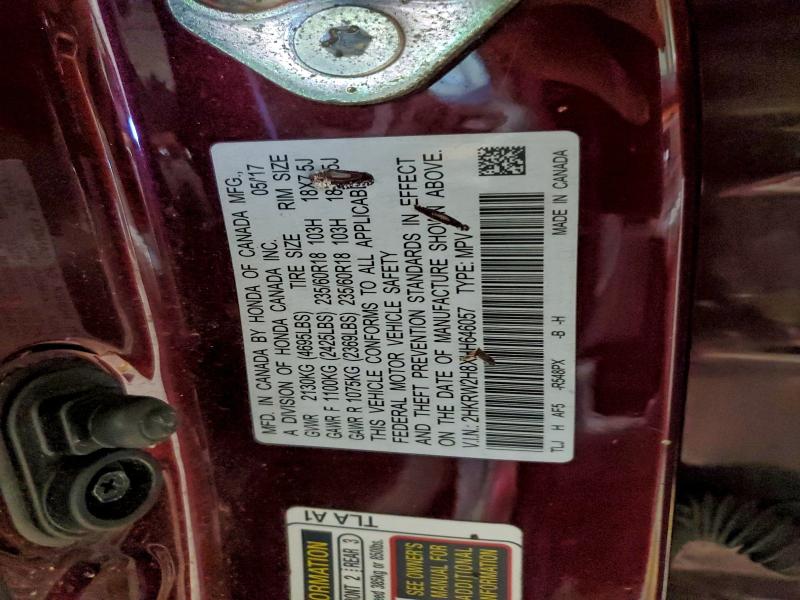 2017 HONDA CR-V EXL #3303878712