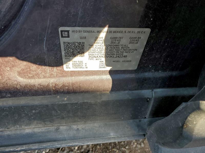 2019 CHEVROLET EQUINOX LT #3302847927