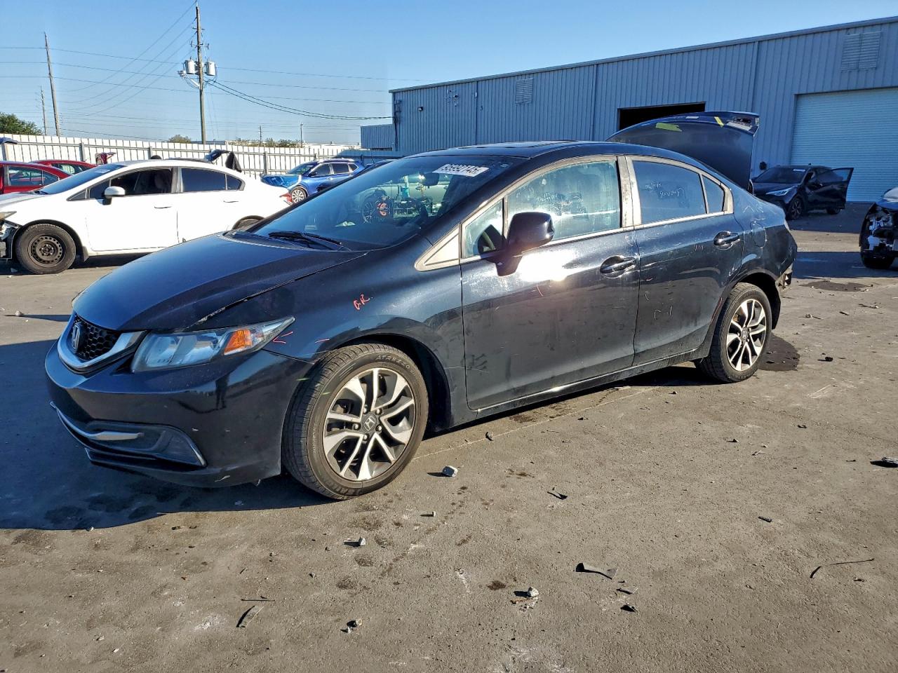 Lot #3311719229 2013 HONDA CIVIC EX