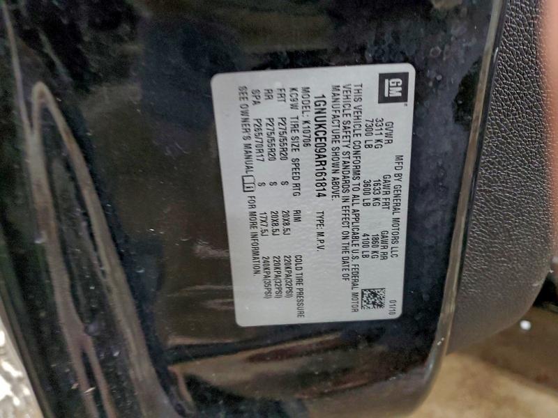 2010 CHEVROLET TAHOE K150 #3303619931