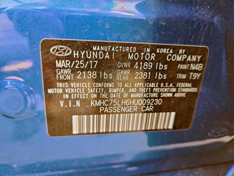 2017 HYUNDAI IONIQ #3315668782