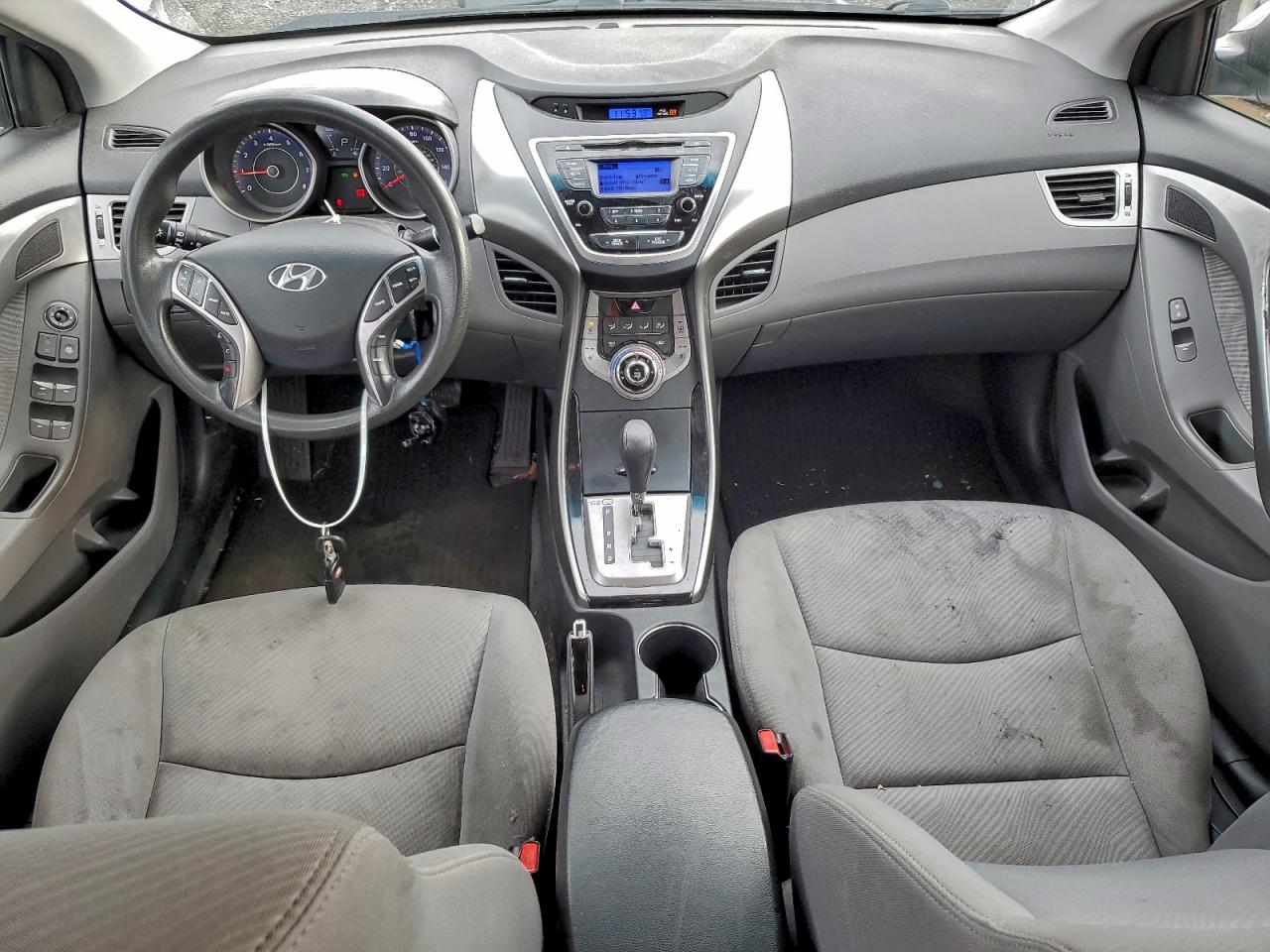 Lot #3316081293 2013 HYUNDAI ELANTRA GL