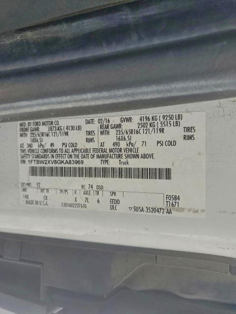 2016 FORD TRANSIT #3310387994