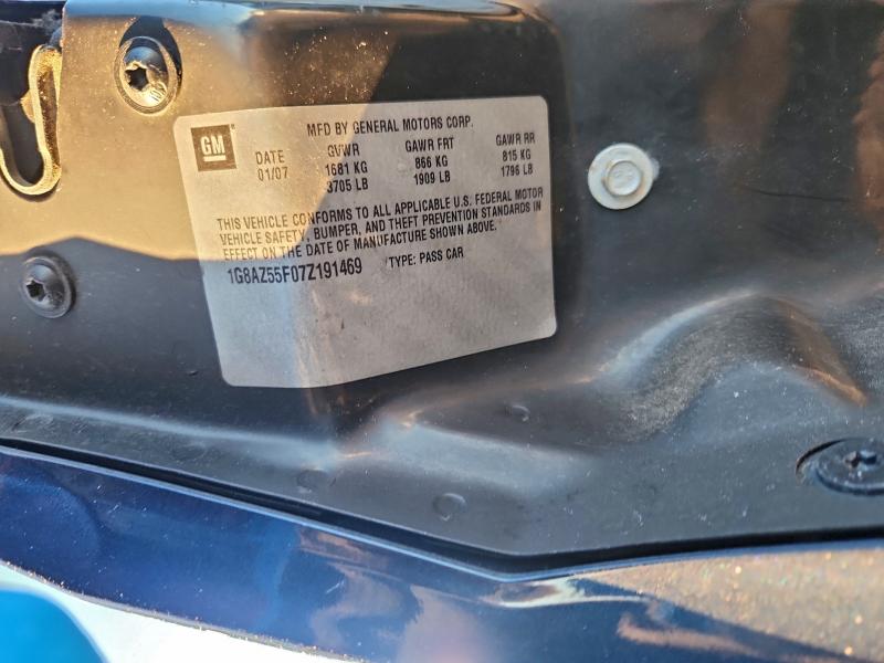 2007 SATURN ION LEVEL #3305301367