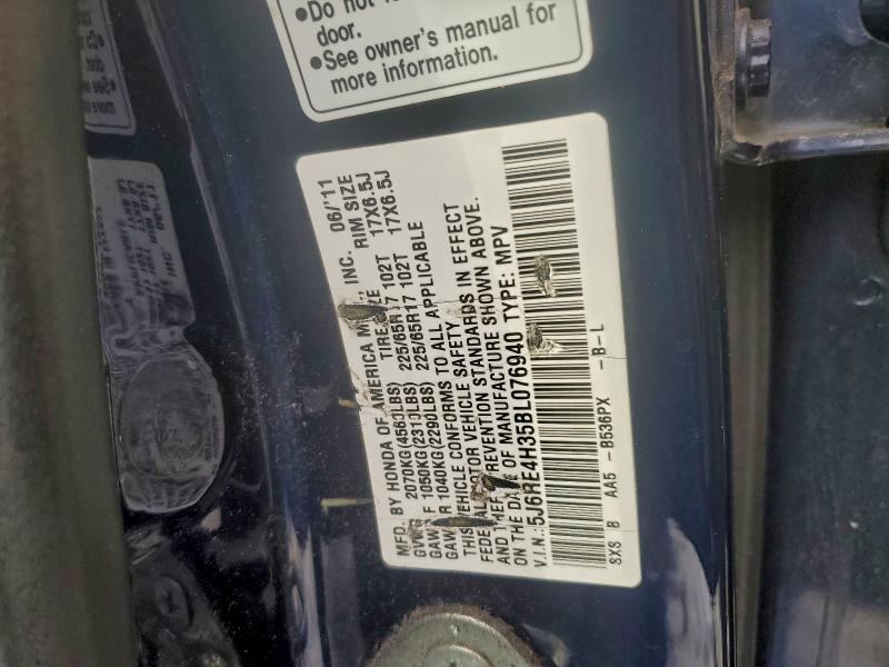 2011 HONDA CR-V LX #3315421361