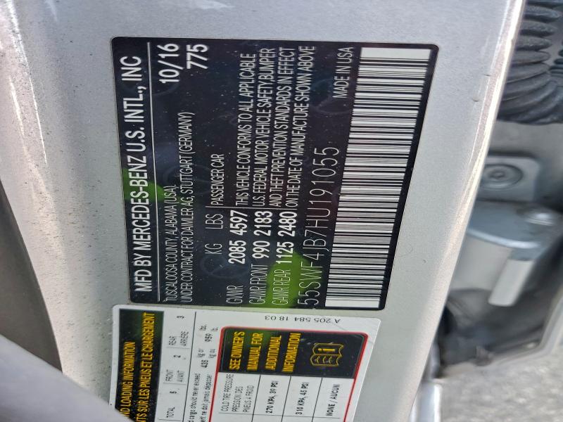 2017 MERCEDES-BENZ C 300 #3304540460