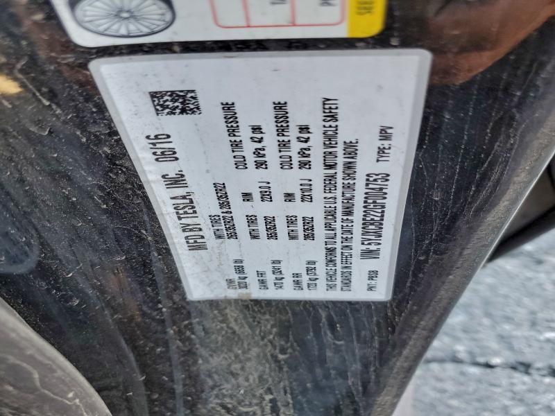 2016 TESLA MODEL X #3311446370