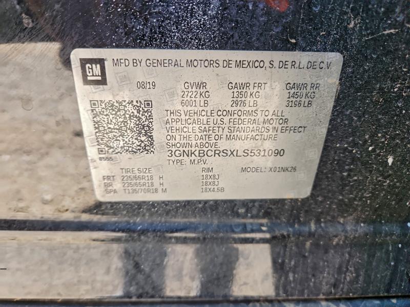 2020 CHEVROLET BLAZER 2LT #3311512279