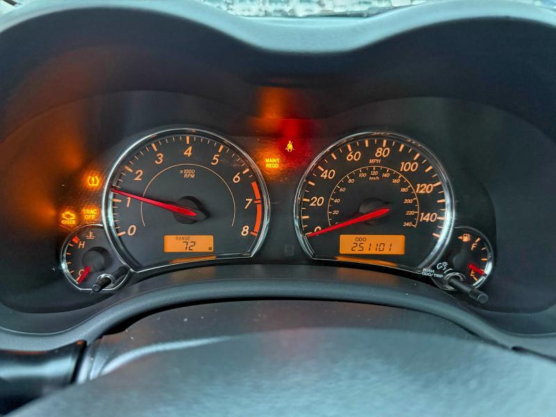 2011 TOYOTA COROLLA BA #3309212643