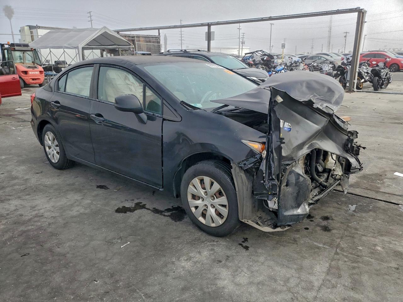 Lot #3309773838 2012 HONDA CIVIC LX