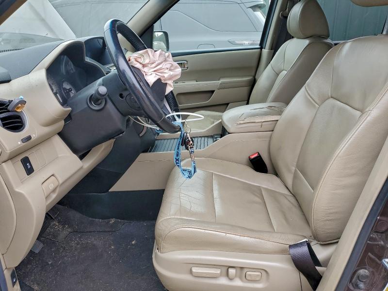 2012 HONDA PILOT EXL #3310379965