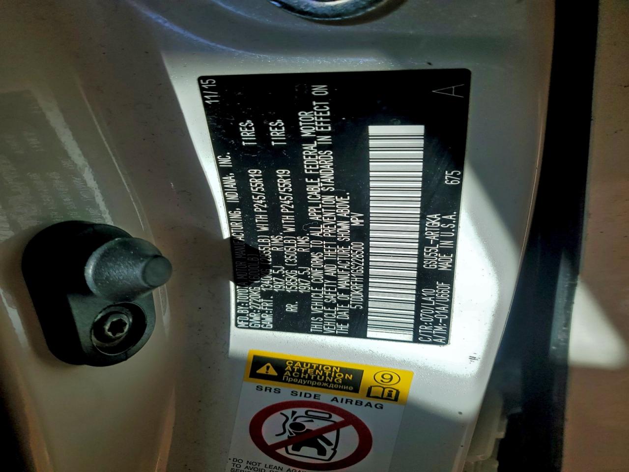 TOYOTA HIGHLANDER LIMITED