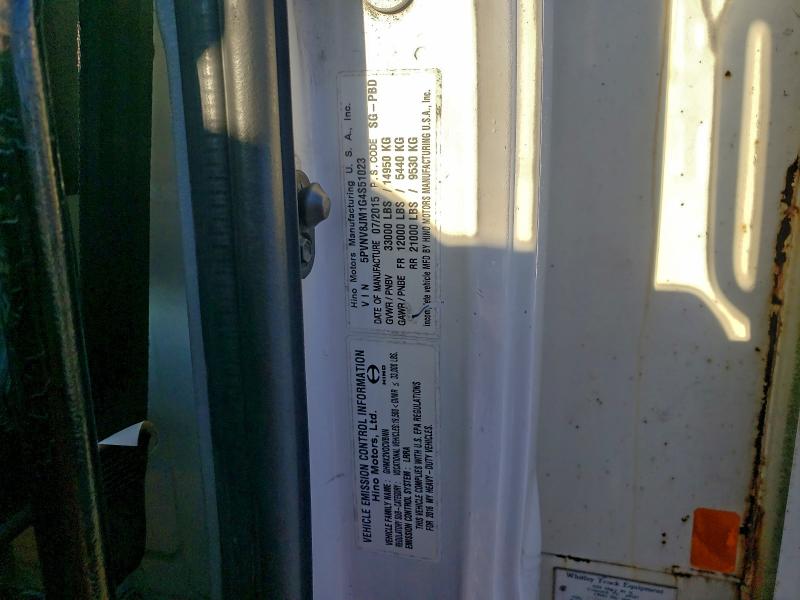 2016 HINO HINO 338 #3303748421