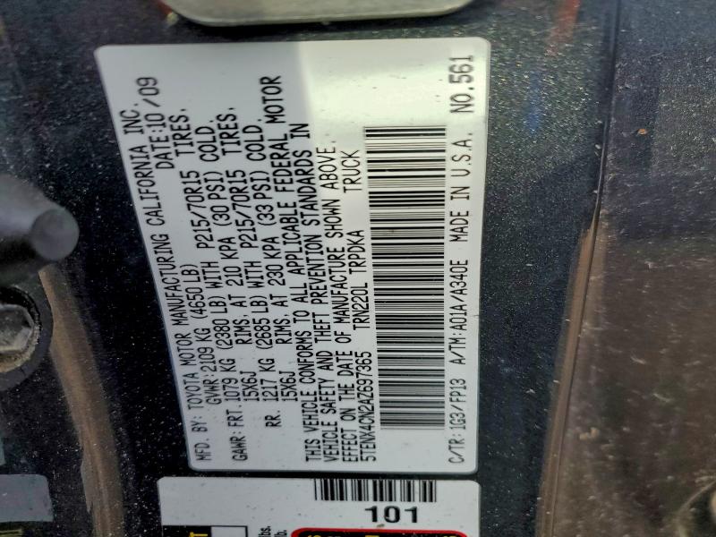 2010 TOYOTA TACOMA #3311461342